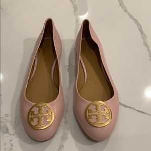 Tory Burch Benton Nappa Leather Ballet Flats